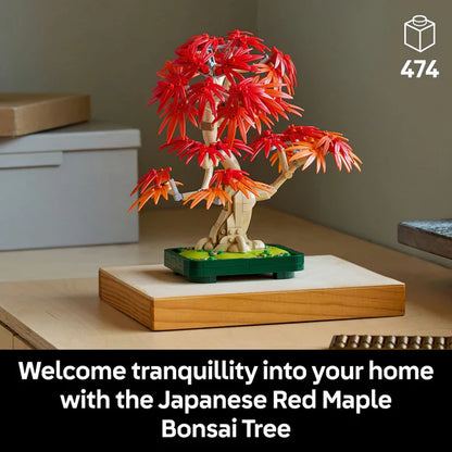 LEGO® Botanicals Japanese Red Maple Bonsai Tree 10348 – 474 Piece Bonsai Building Set