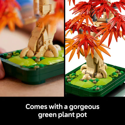 LEGO® Botanicals Japanese Red Maple Bonsai Tree 10348 – 474 Piece Bonsai Building Set