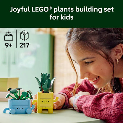LEGO® Botanicals Happy Plants 10349 – 217 Piece Floral Building Set