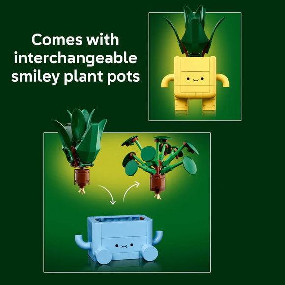 LEGO® Botanicals Happy Plants 10349 – 217 Piece Floral Building Set
