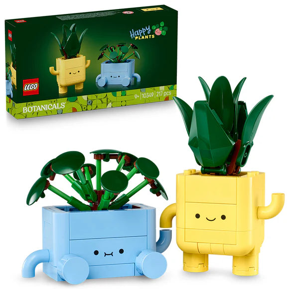 LEGO® Botanicals Happy Plants 10349 – 217 Piece Floral Building Set