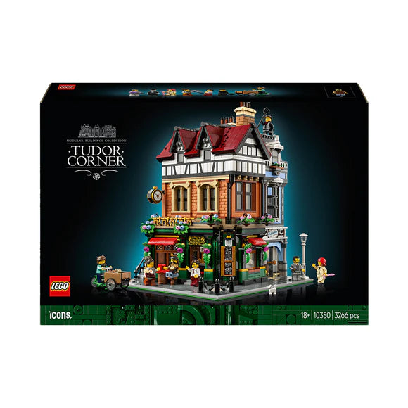 LEGO® ICONS Tudor Corner Model Building Kit for Adults - 10350 - 3266 Piece Building Set