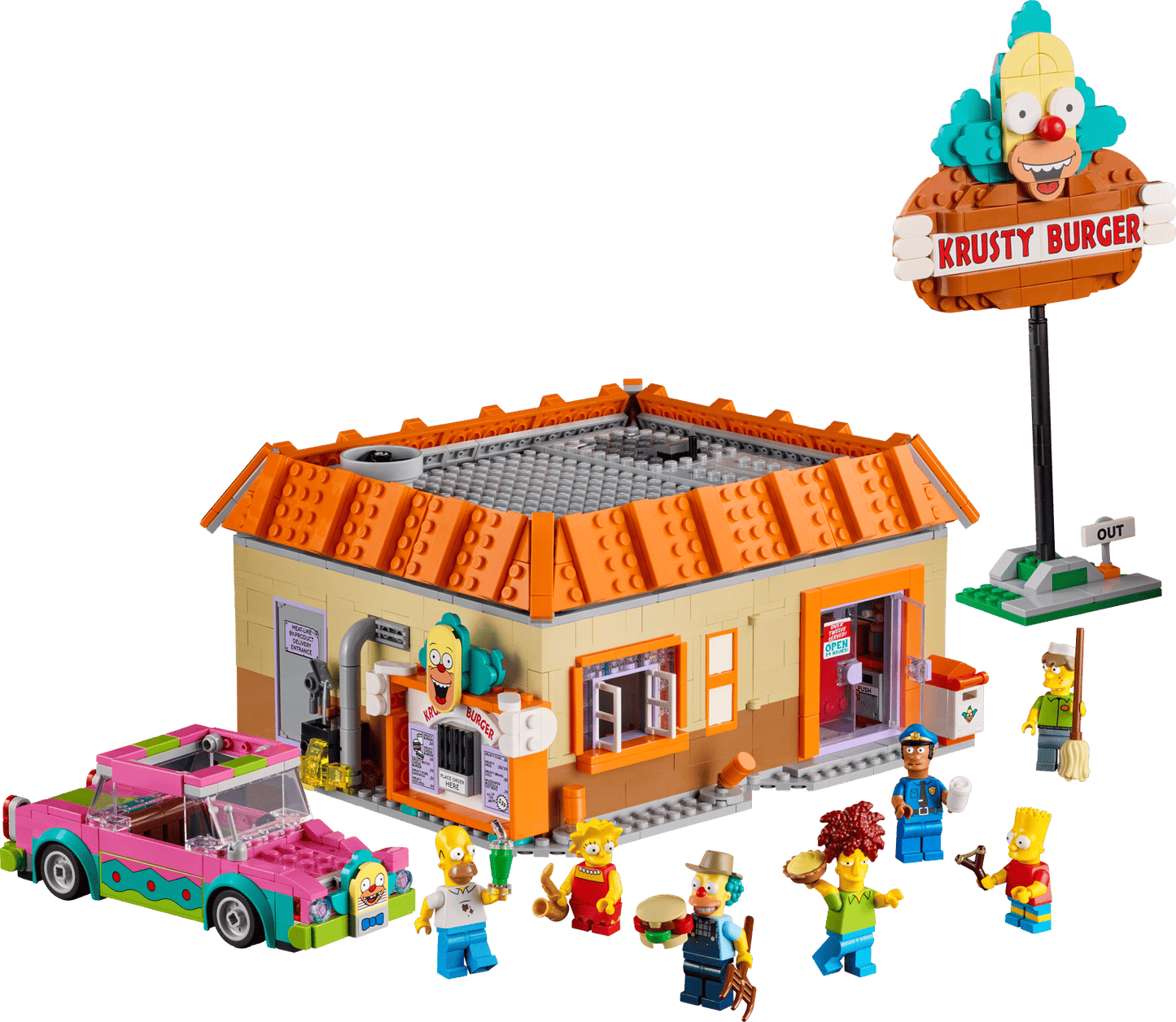 LEGO® Icons The Simpsons™ Krusty Burger - 10352 - 1635 Piece Building Set