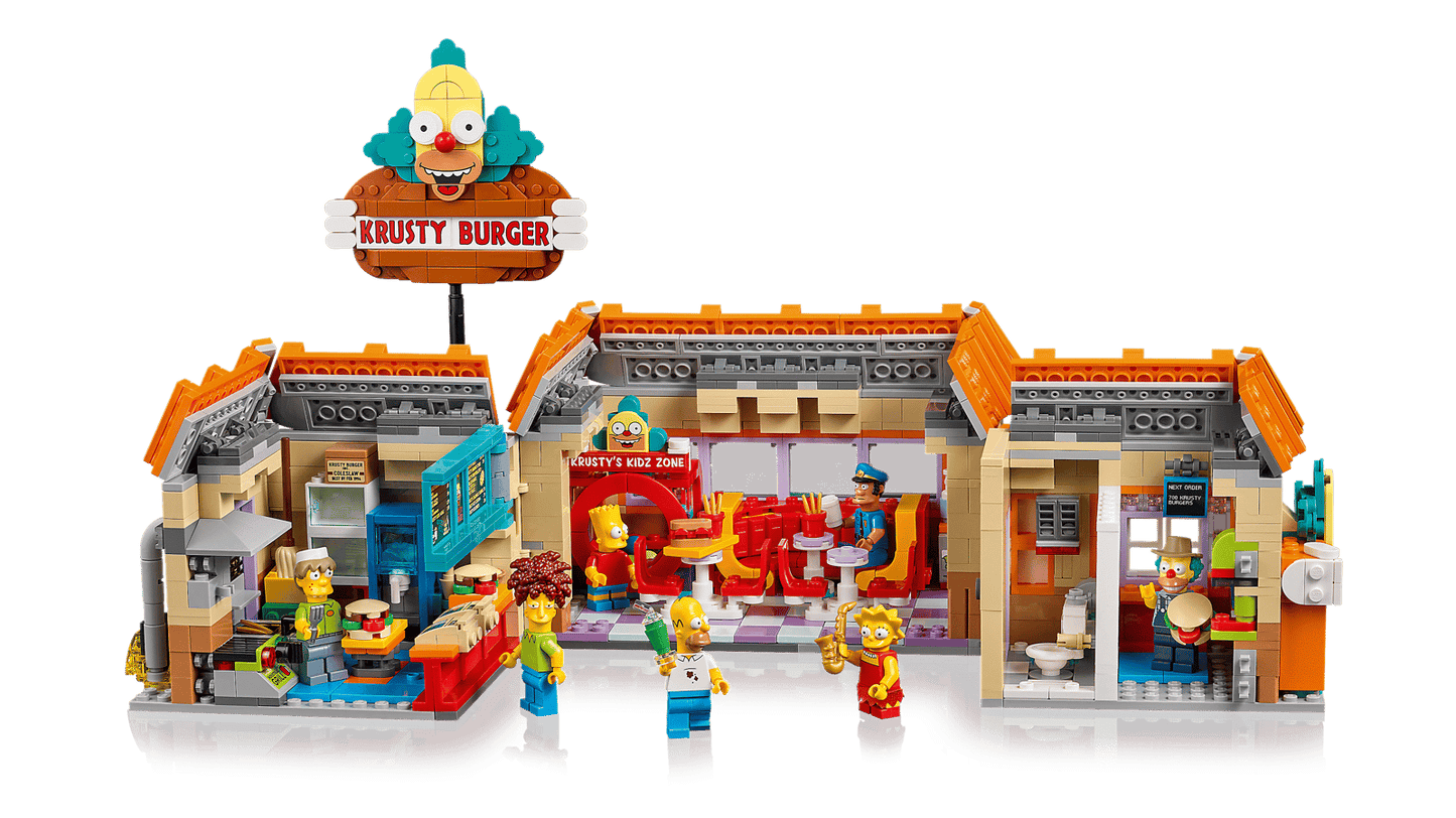 LEGO® Icons The Simpsons™ Krusty Burger - 10352 - 1635 Piece Building Set