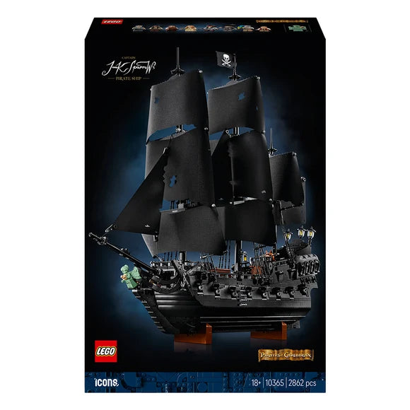 LEGO® ICONS Captain Jack Sparrow's Pirate Ship - Pirates of the Caribbean - 10365 - 2862 Piece Building Set