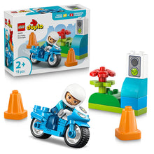 LEGO® DUPLO® Town Blue Police Motorcycle 10471 – 11 Piece Kids Playset