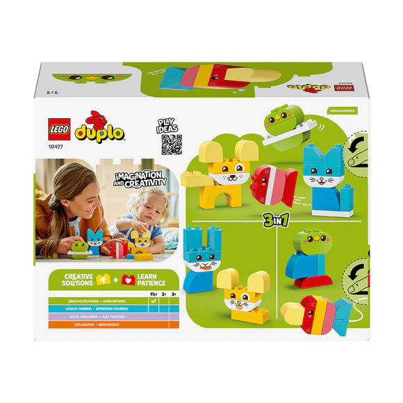 LEGO® DUPLO® My First 3 in 1 Creative Cute Pets Toy 10477 – 24 Piece Kids Playset