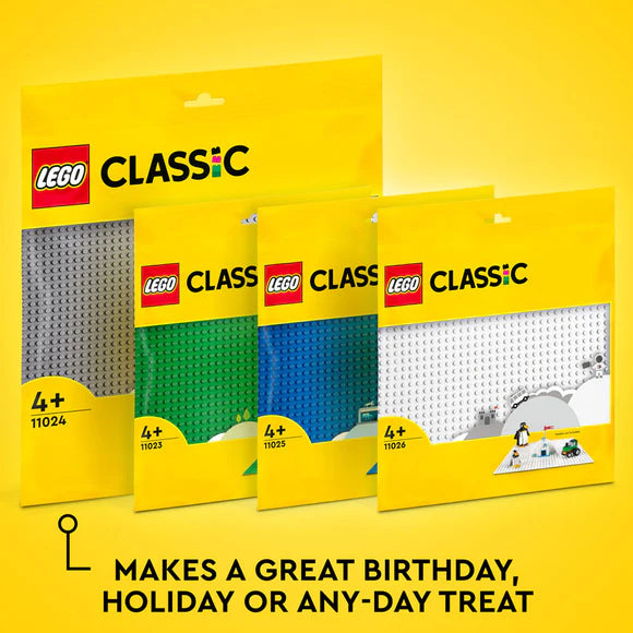 LEGO® Classic Grey Baseplate Building Kit for Kids - 11024 - 1 Piece Building Set