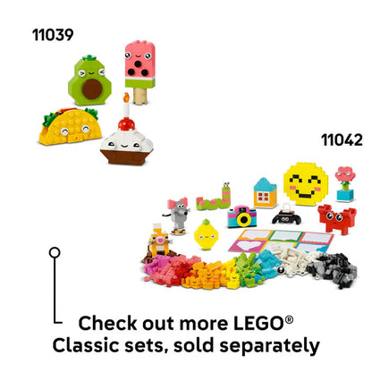 LEGO® Classic Magical Transparent Box, Colorful Building Bricks Toy - 11040 - 340 Piece Building Set
