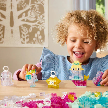 LEGO® Classic Magical Transparent Box, Colorful Building Bricks Toy - 11040 - 340 Piece Building Set