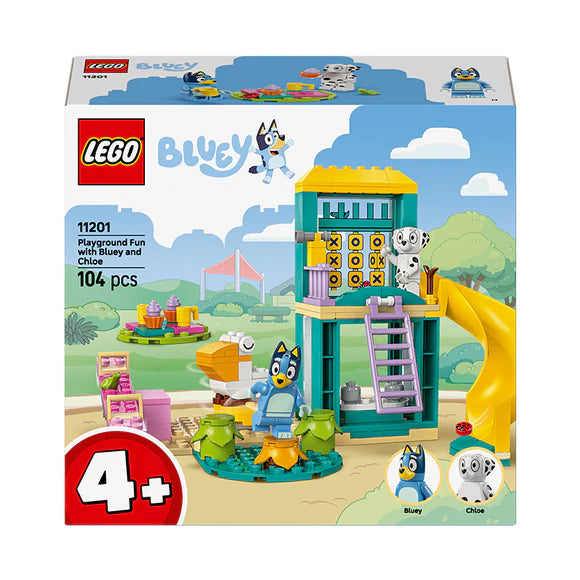 LEGO® Bluey Playground Fun with Bluey and Chloe Preschool - 11201 - 104 Piece Building Set