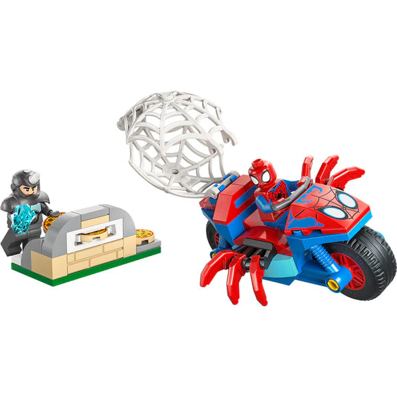 LEGO® ǀ Marvel Spidey And His Amazing Friends Spidey on his Motorcycle vs. Rhino - 11206 - 61 Piece Building Set