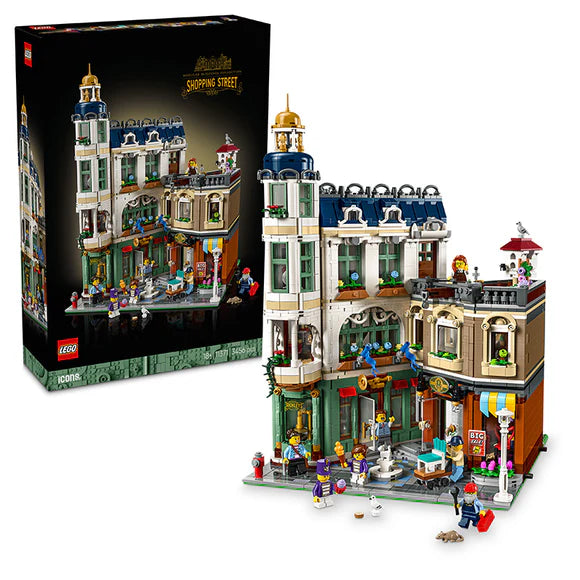 LEGO® ICONS Shopping Street Model Building Kit - 11371 - 3456 Piece Building Set