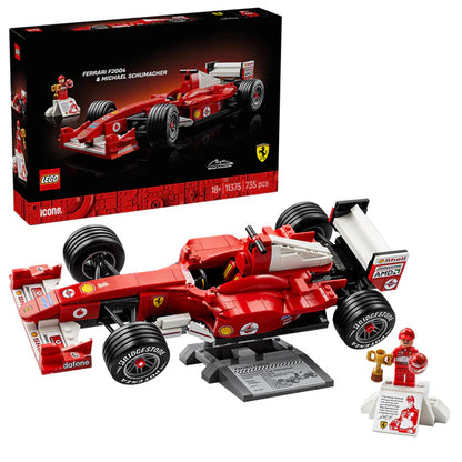 LEGO® Icons Ferrari F2004 & Michael Schumacher - 11375 - 735 Piece Building Set