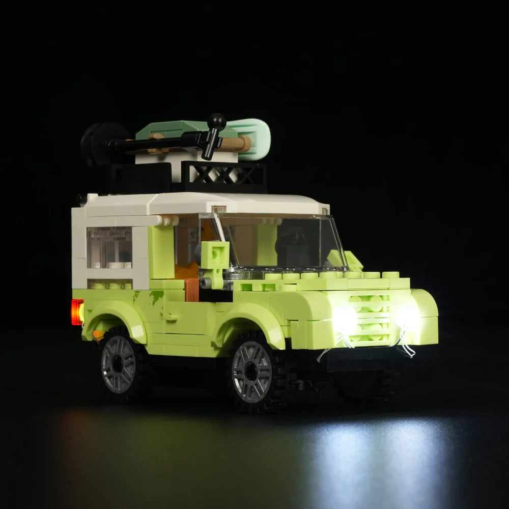 Lumibricks® Moon Bar Road Trip — Modular Building with LED Lights — 18009 — 2186 Piece Building Set