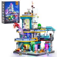 Lumibricks® | Funwhole® Cyberpunk Mansion — Future City Modular Building with LED Lights — F9042 — 2524 Piece Building Set