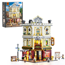 Lumibricks® | Funwhole® Antique Store — Corner Modular City Building with LED Lights — F9033 — 2847 Piece Building Set