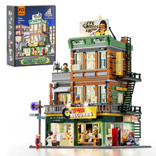 Lumibricks® Record Store — Street Fusion Modular City Audio Shop with LED Lights — F9058 — 1980 Piece Building Set