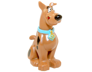LEGO® Minifigure - Scooby-Doo - Dog, Great Dane Scooby-Doo Sitting with Tongue Licking Chops - 20690pb01c03