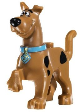 LEGO® Minifigure - Animals - Scooby-Doo™ Walking with Medium Azure Collar - 21042pb01c01