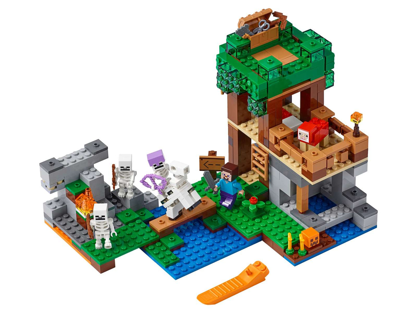 LEGO® Minecraft® The Skeleton Attack - 21146 - 457 Piece Building Set