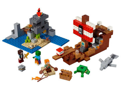 LEGO® Minecraft® The Pirate Ship Adventure - 21152 - 386 Piece Building Set