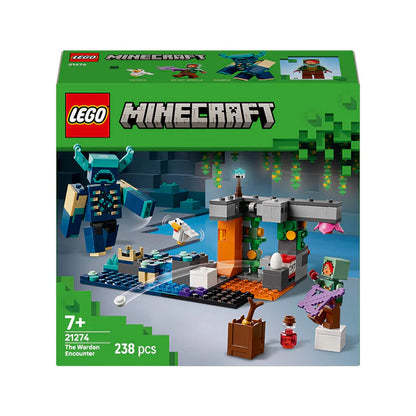 LEGO® Minecraft® The Warden Encounter Collectible Video Game Merch - 21274 - 238 Piece Building Set