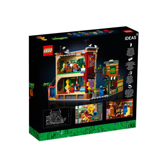 LEGO® Ideas 123 Sesame Street - 21324 - 1367 Piece Building Set