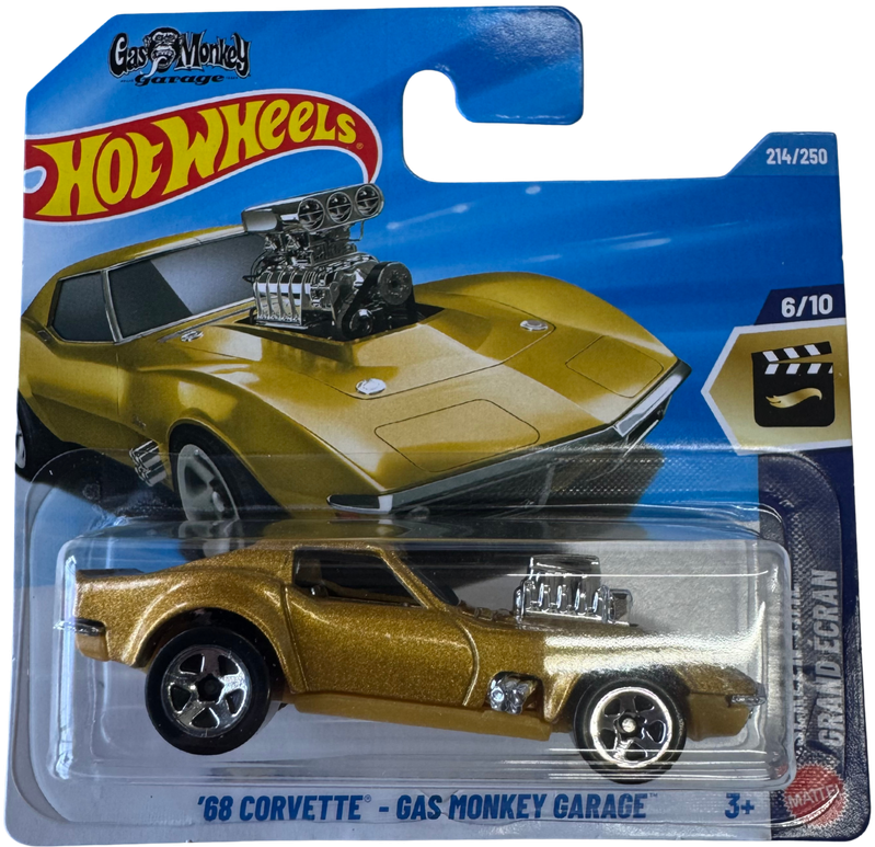 Hot Wheels© Basic - '68 Corvette - Gas Monkey Garage - Screen Time - 6/10 - 214/250 - 2026