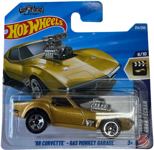 Hot Wheels© Basic - '68 Corvette - Gas Monkey Garage - Screen Time - 6/10 - 214/250 - 2026