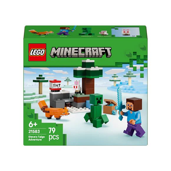 LEGO® Minecraft® Steve’s Taiga Adventure 21583 – 79 Piece Gamer Gift Building Set