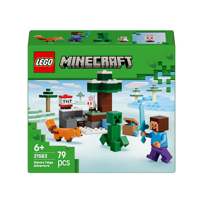 LEGO® Minecraft® Steve’s Taiga Adventure 21583 – 79 Piece Gamer Gift Building Set