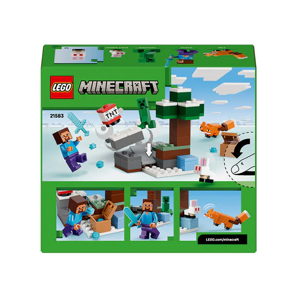 LEGO® Minecraft® Steve’s Taiga Adventure 21583 – 79 Piece Gamer Gift Building Set