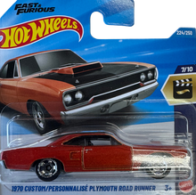 Hot Wheels© Basic - Fast and Furious 1970 Custom Plymouth Road Runner - Screen Time - 7/10 - 224/250 - 2026