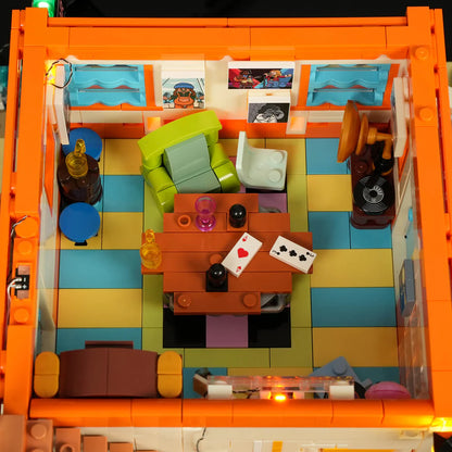 Lumibricks® Moon Bar Road Trip — Modular Building with LED Lights — 18009 — 2186 Piece Building Set