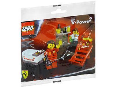 LEGO® Racers Ferrari Shell V-Power Ferrari Pit Crew - 30196 - 34 Piece Building Set