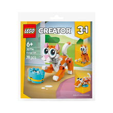 LEGO® Creator 3 in 1 Orange Cat Recruitment Bag 30714 – 79 Piece Building Set