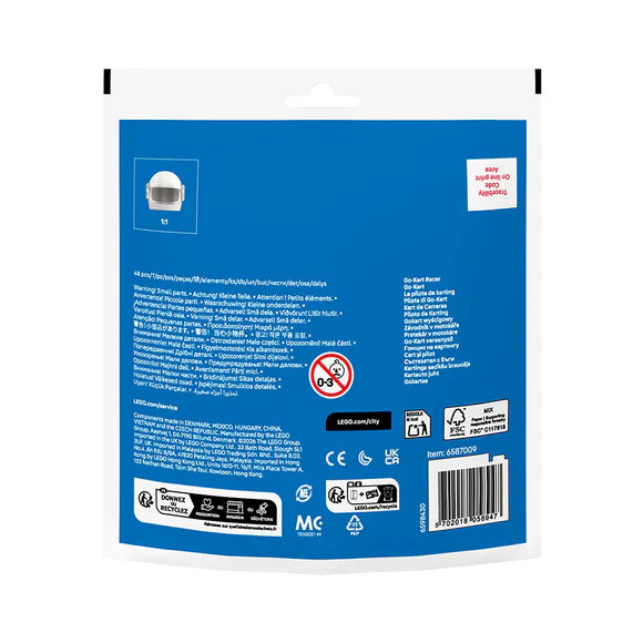 LEGO® City Go-Kart Racer Recruitment Bag 30719 – 48 Piece Building Set