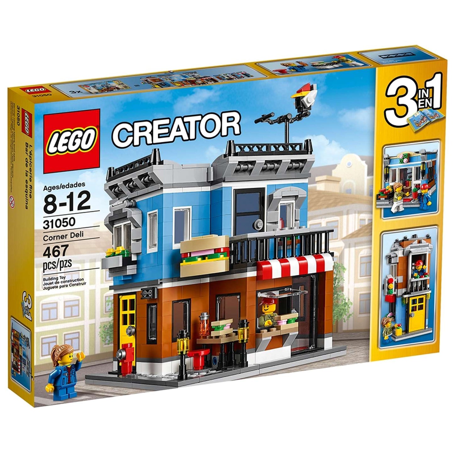 LEGO® Creator 3 in 1 Corner Deli - 31050 - 467 Piece Building Set