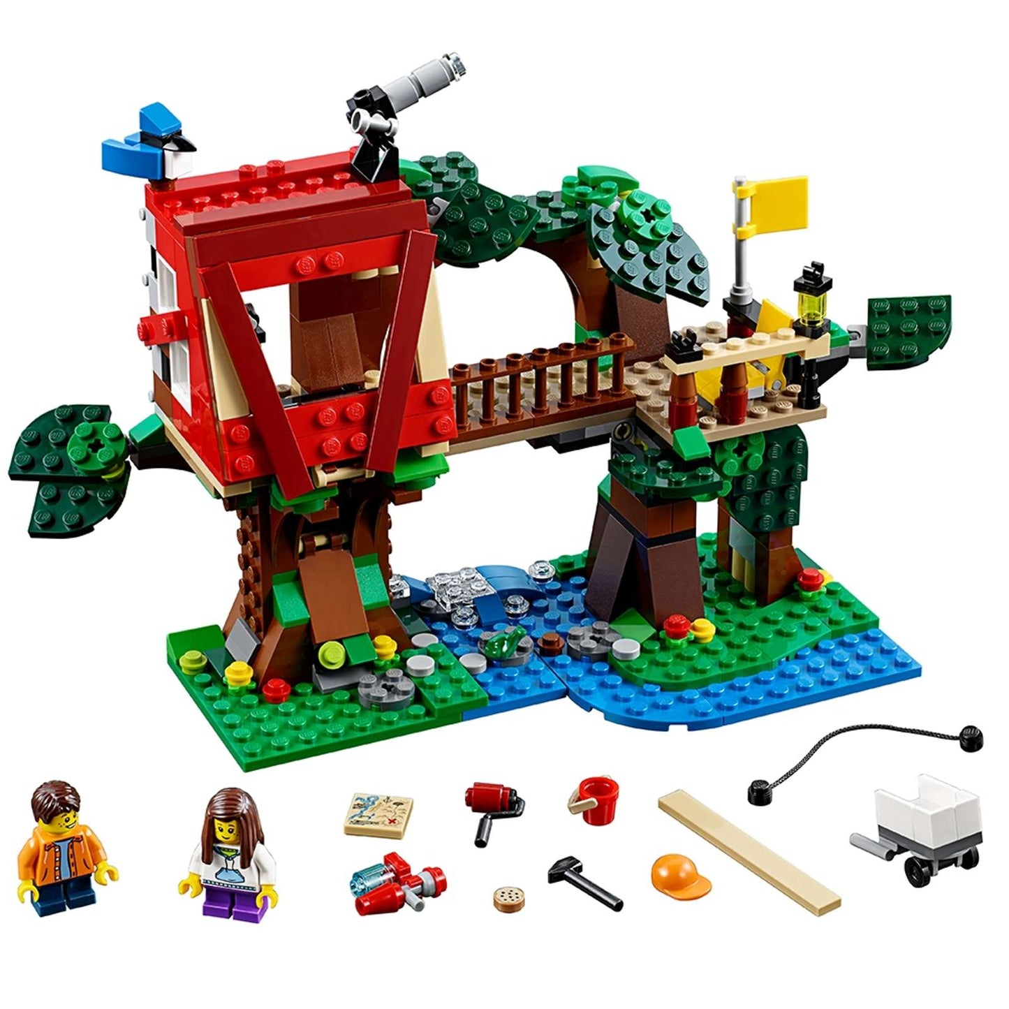 LEGO® Creator 3 in 1 Treehouse Adventures - 31053 - 387 Piece Building Set