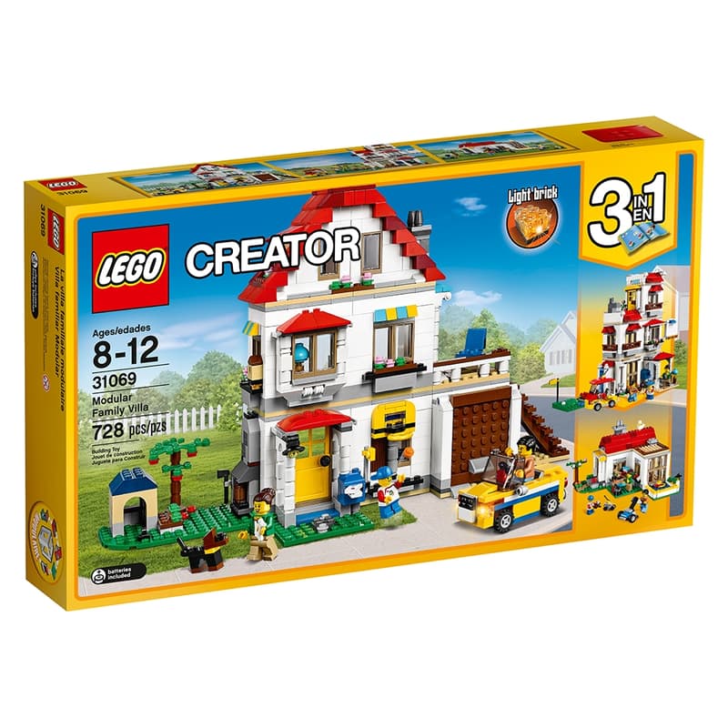 LEGO® Creator 3-in-1 Modular Family Villa - 31069 - 728 Piece Building Set