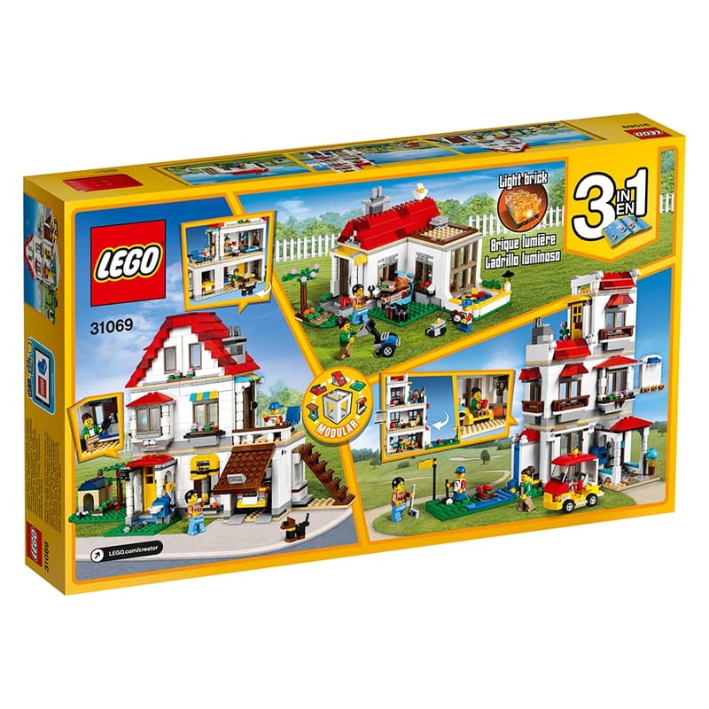 LEGO® Creator 3-in-1 Modular Family Villa - 31069 - 728 Piece Building Set