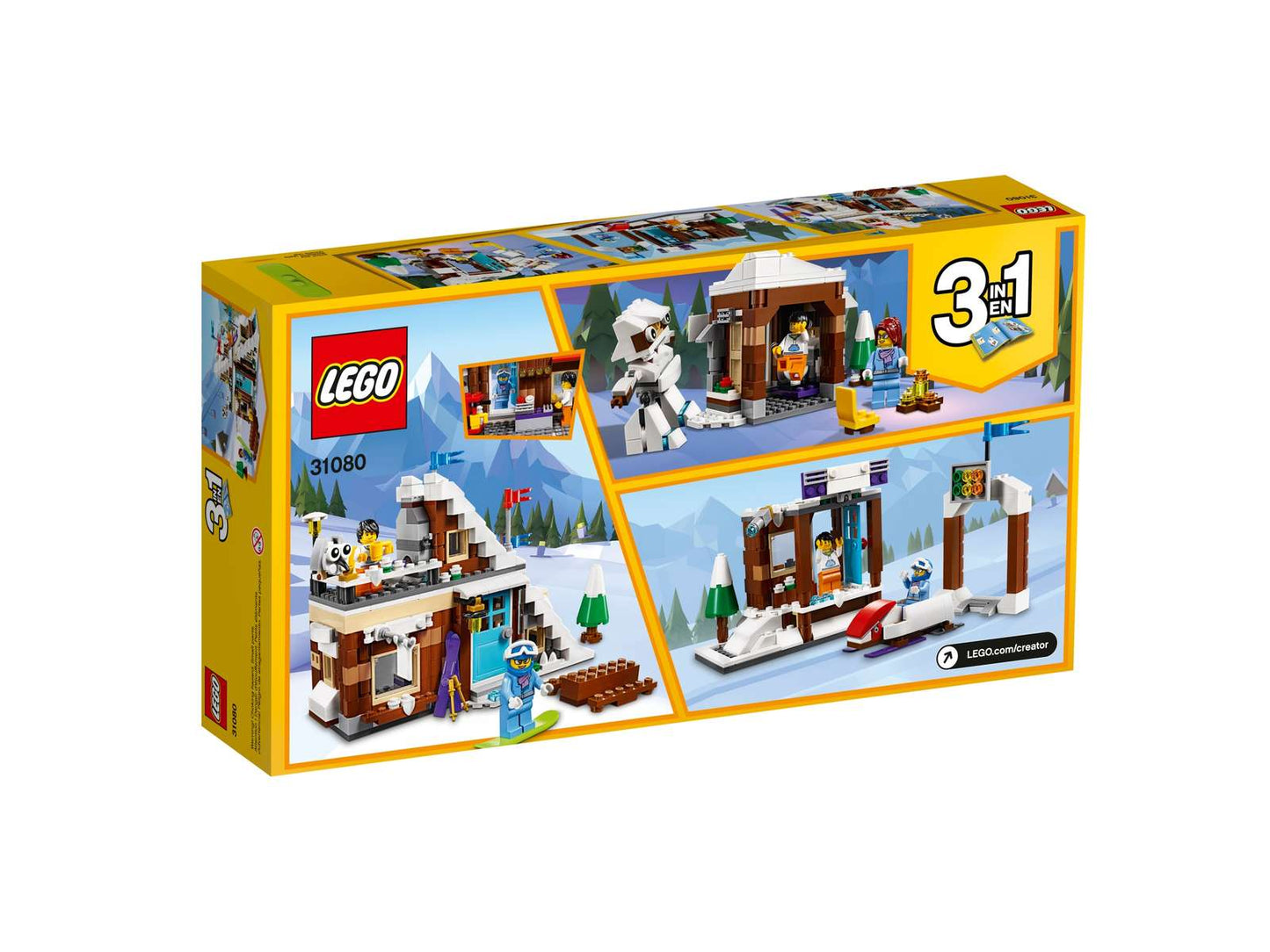 LEGO® Creator 3 in 1 Modular Winter Vacation - 31080 - 374 Piece Building Set