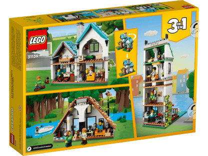 LEGO® Creator 3-in-1 Cosy House | 31139 | 808 Piece Building Set