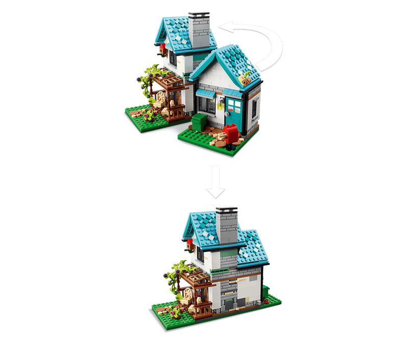 LEGO® Creator 3-in-1 Cosy House | 31139 | 808 Piece Building Set