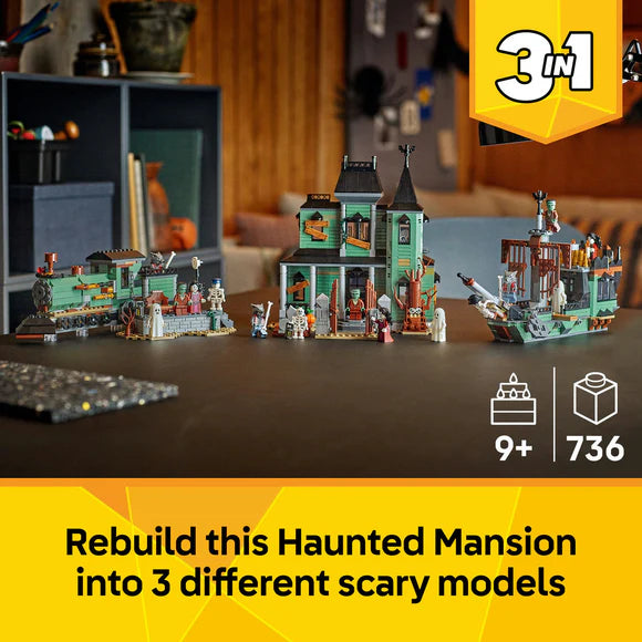 LEGO® Creator 3in1 Haunted Mansion House - 31167 - 736 Piece Building Set