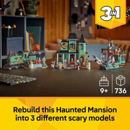 LEGO® Creator 3in1 Haunted Mansion House - 31167 - 736 Piece Building Set