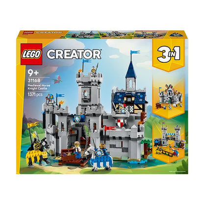 LEGO® Creator 3in1 Medieval Horse Knight Castle — 31168 — 1371 Piece Building Set