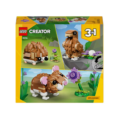 LEGO® Creator 3 in 1 Cute Hamster with a Flower - 31376 - 166 Piece Building Set