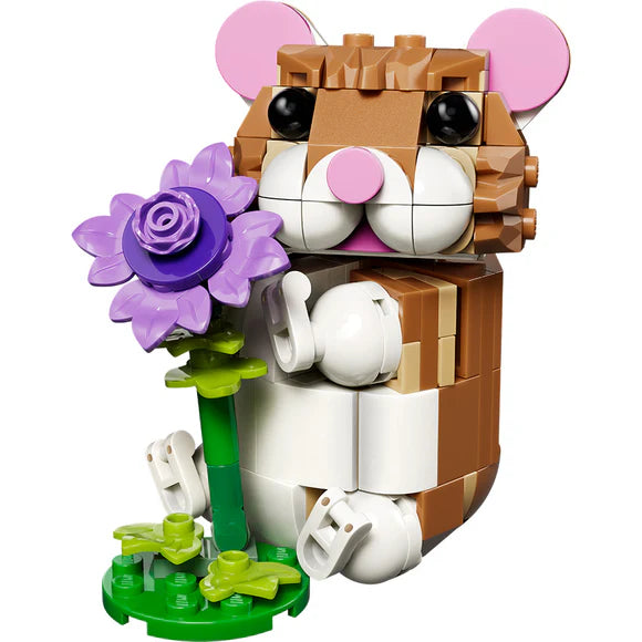 LEGO® Creator 3 in 1 Cute Hamster with a Flower - 31376 - 166 Piece Building Set